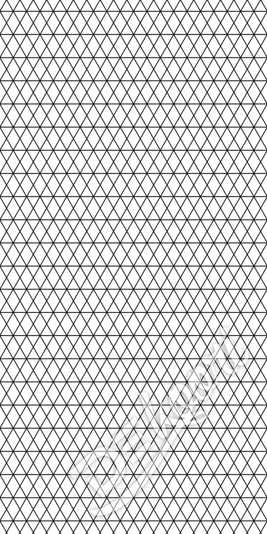 Bílo-černá tapeta s geometrickým motivem - síť, čáry, trojúhelníky, kosočtverce - Dekoori obrázek 2