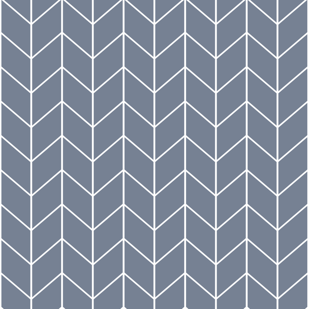 Geometrická abstraktní modro-bílá tapeta cik cak - Dekoori obrázek 1