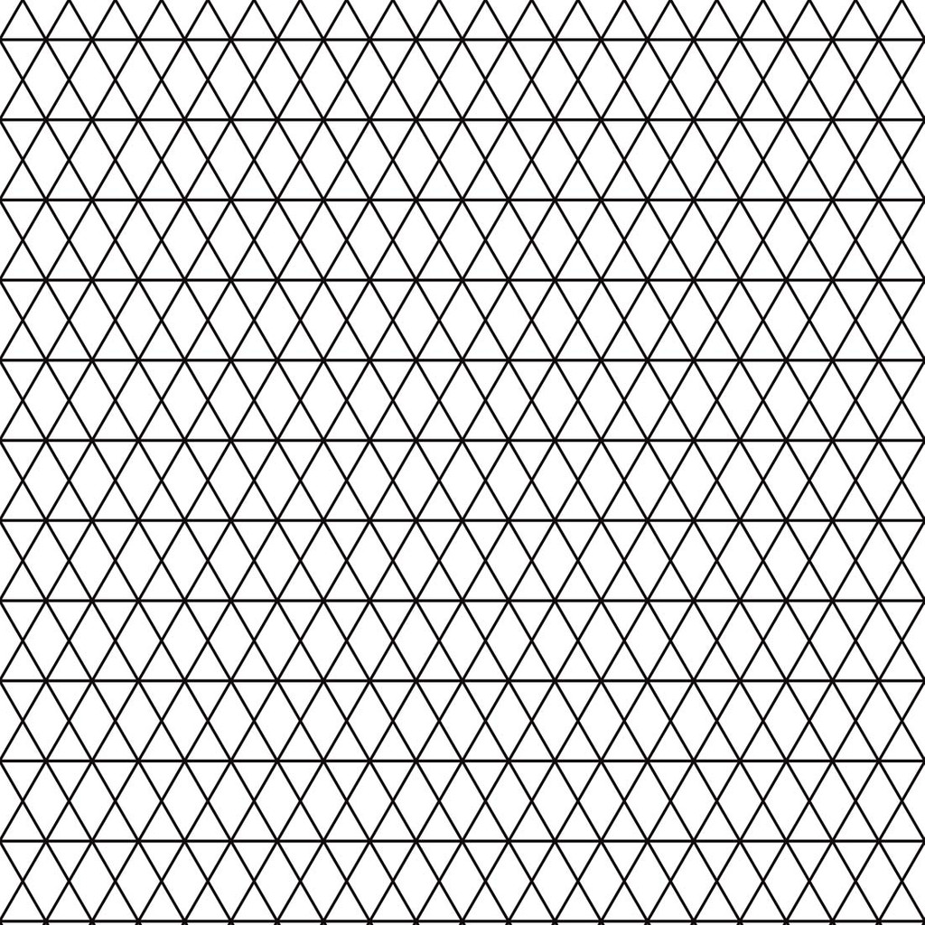 Bílo-černá tapeta s geometrickým motivem - síť, čáry, trojúhelníky, kosočtverce - Dekoori obrázek 1