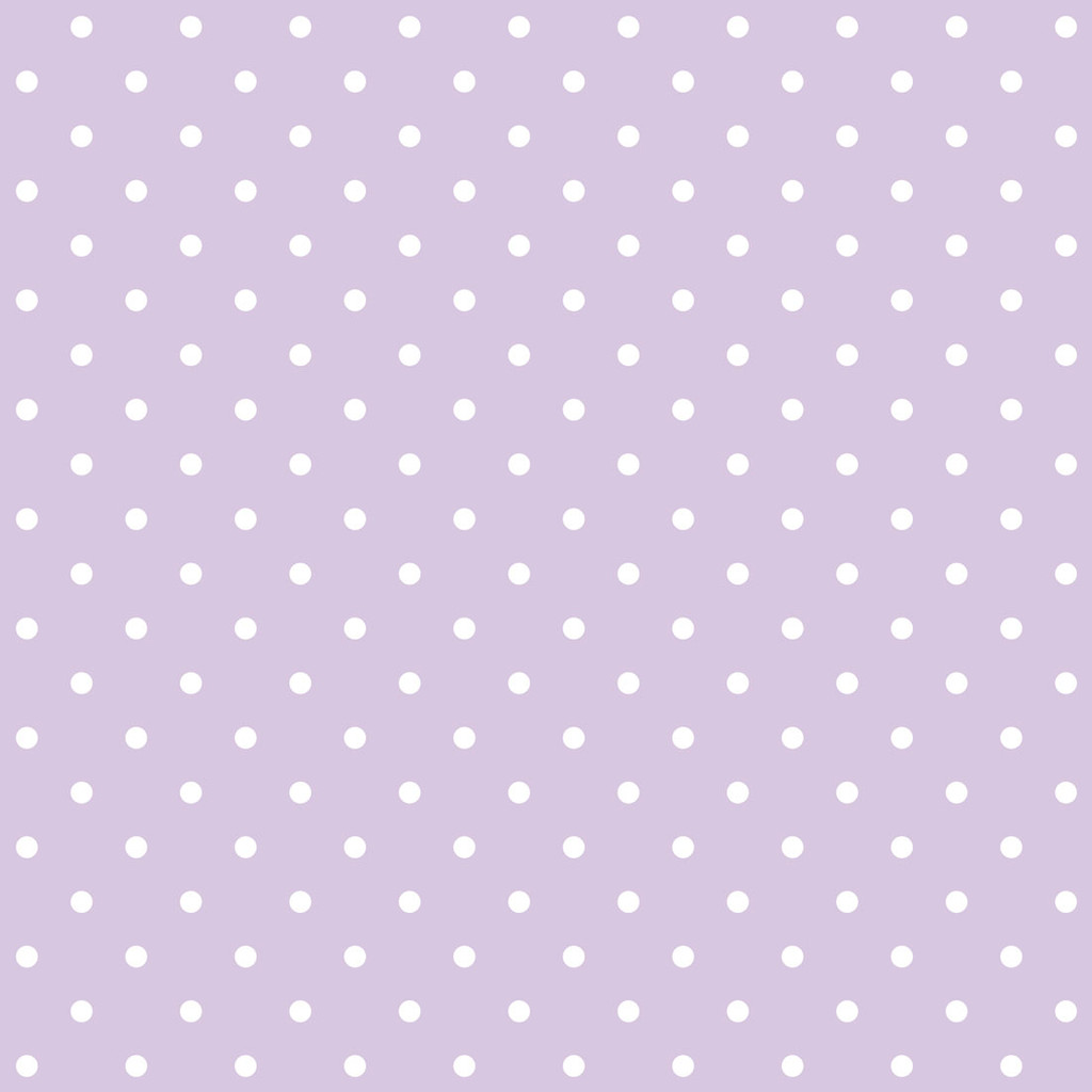 Fialová tapeta s drobnými bílými puntíky, tečkami, polka dot 2 cm - Dekoori obrázek 1