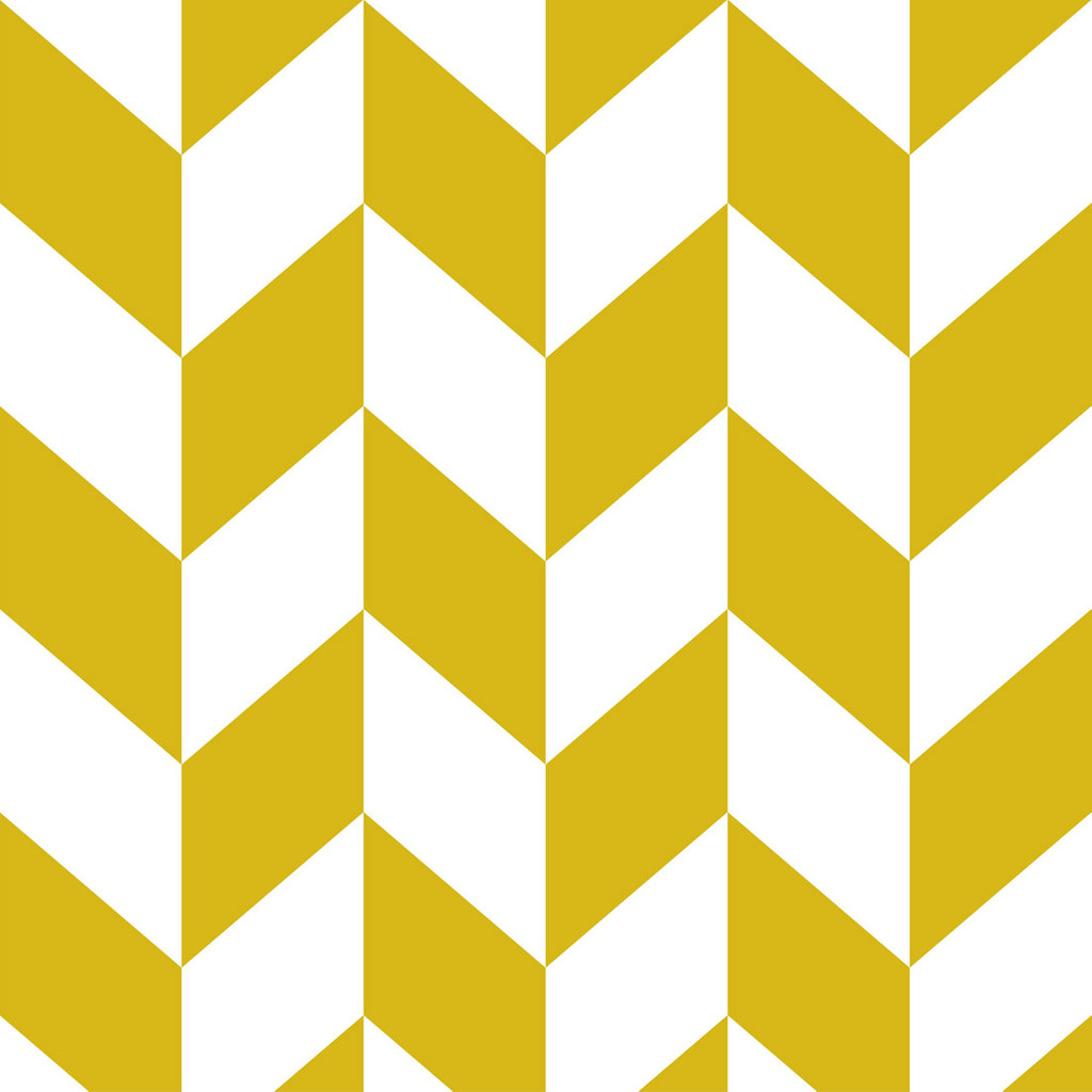 Tapeta hořčicovým vzorem chevron, cik cak, moderní, skandinávská - Dekoori obrázek 1