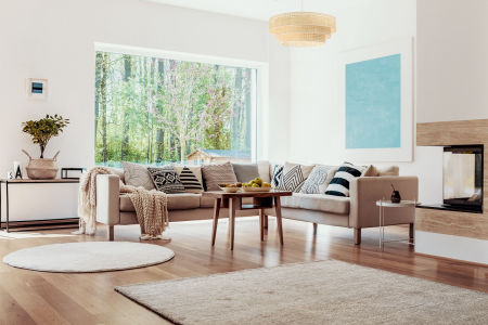 Přírodní EKO závěsná lampa s ratanovými válcovými boho stínidly ROTANG