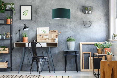 Zeleno-stříbrné závěsné svítidlo s velurovým stínidlem ve tvaru válce OLIMPIA