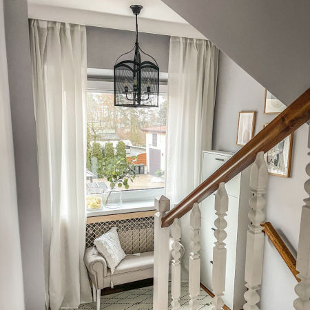 Industriální čtyřnásobný lustr MANTONE z černého kovu