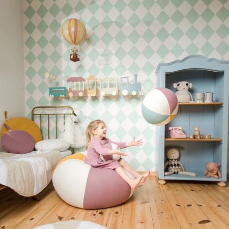 Tapeta s mátovými kosočtverci, diamenty