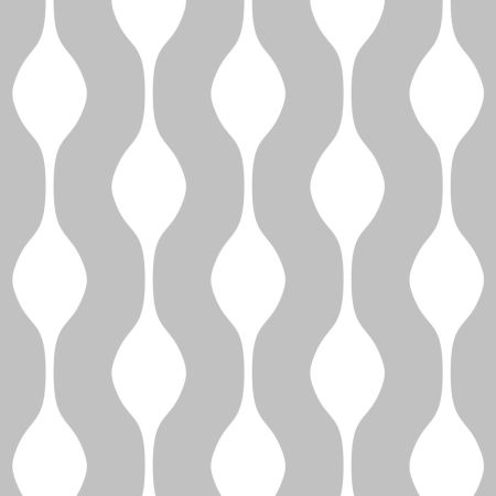 Šedo-bílá tapeta se svislým vzorem oko, vlny