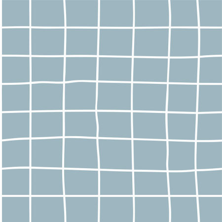 Moderní modrobílá tapeta s nerovným kostkovaným vzorem