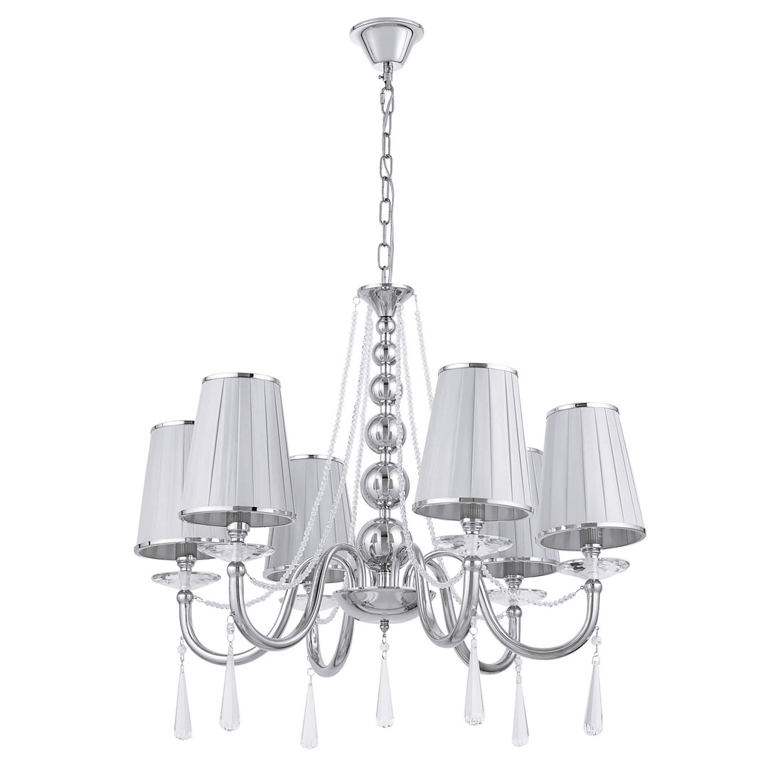 Vícebodový křišťálový lustr FABIONE W6 klasický chromovaný - Lumina Deco obrázek 3